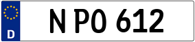 Truck License Plate